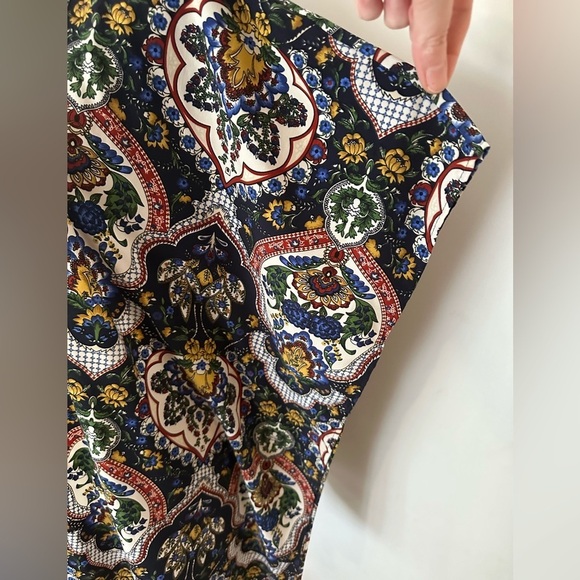 La Ropas  kimono jacket floral multi color open front SZ 1X - Picture 2 of 6